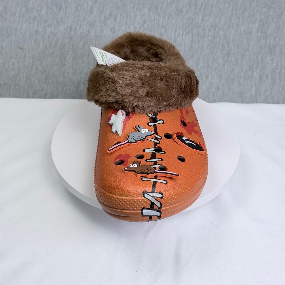 Crocs South Park Kenny Classic Lined Clog Orange 211499-90H Mens 9 Womens 11 - Picture 1 of 10